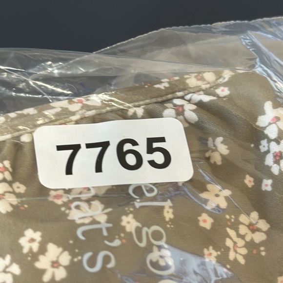 Andie Bikini Top M Olive Ditsy Floral Bora Bora NWT Convertible Straps 7765 - Picture 16 of 16